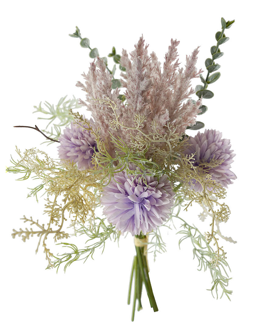 Pom Pom Bouquet - Purple