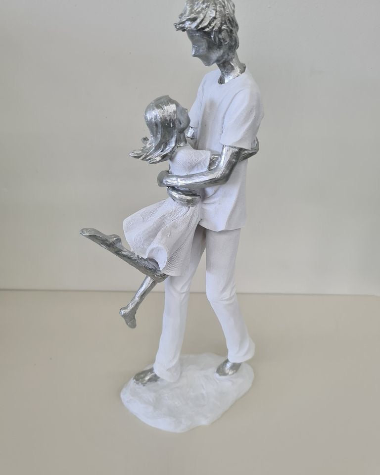 Father and Daughter Embrace