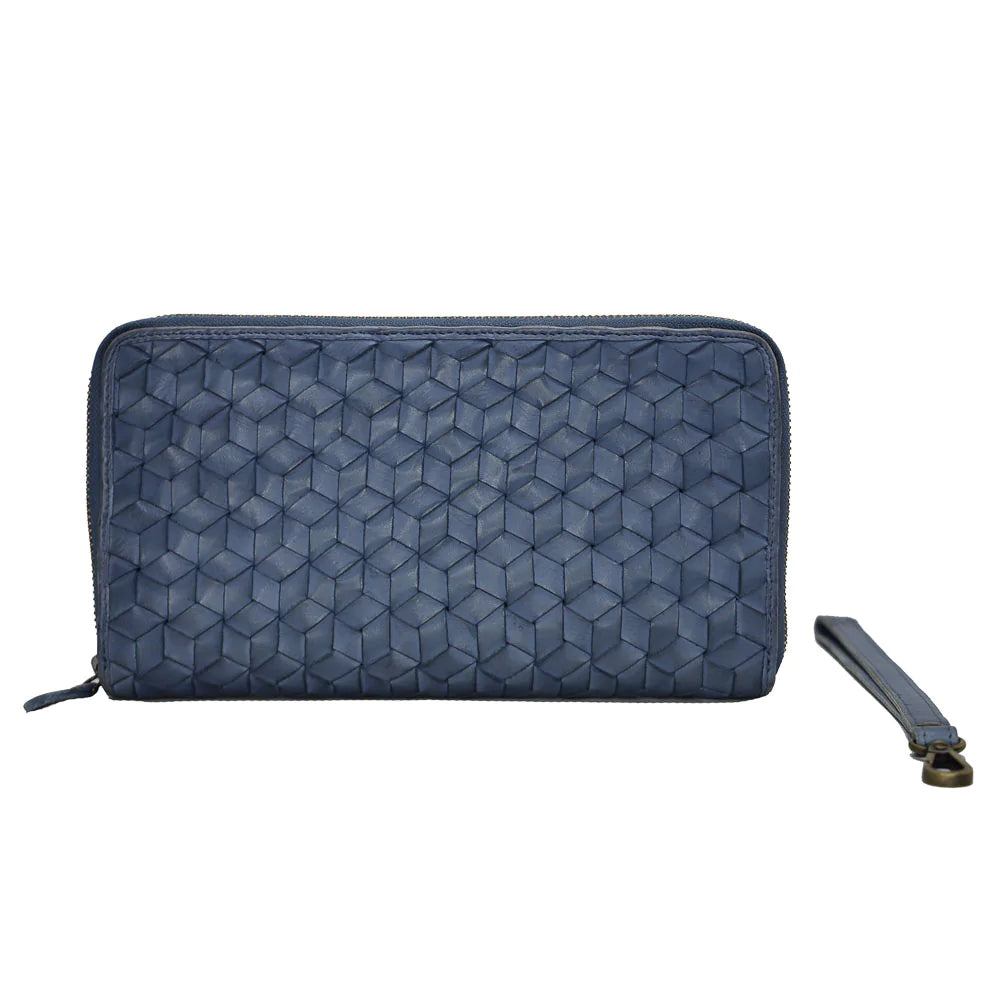 Kompanero Rose Wallet - Denim