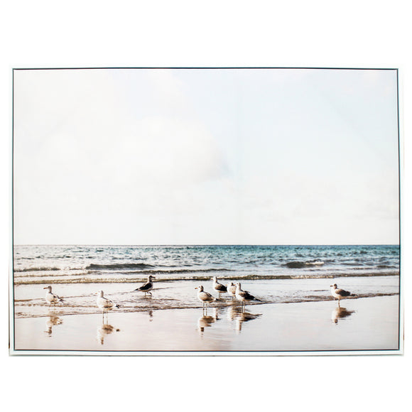 Birds on Beach Painting