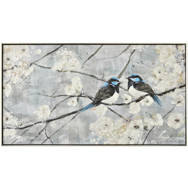 Tweetheart Blue Wrens Painting