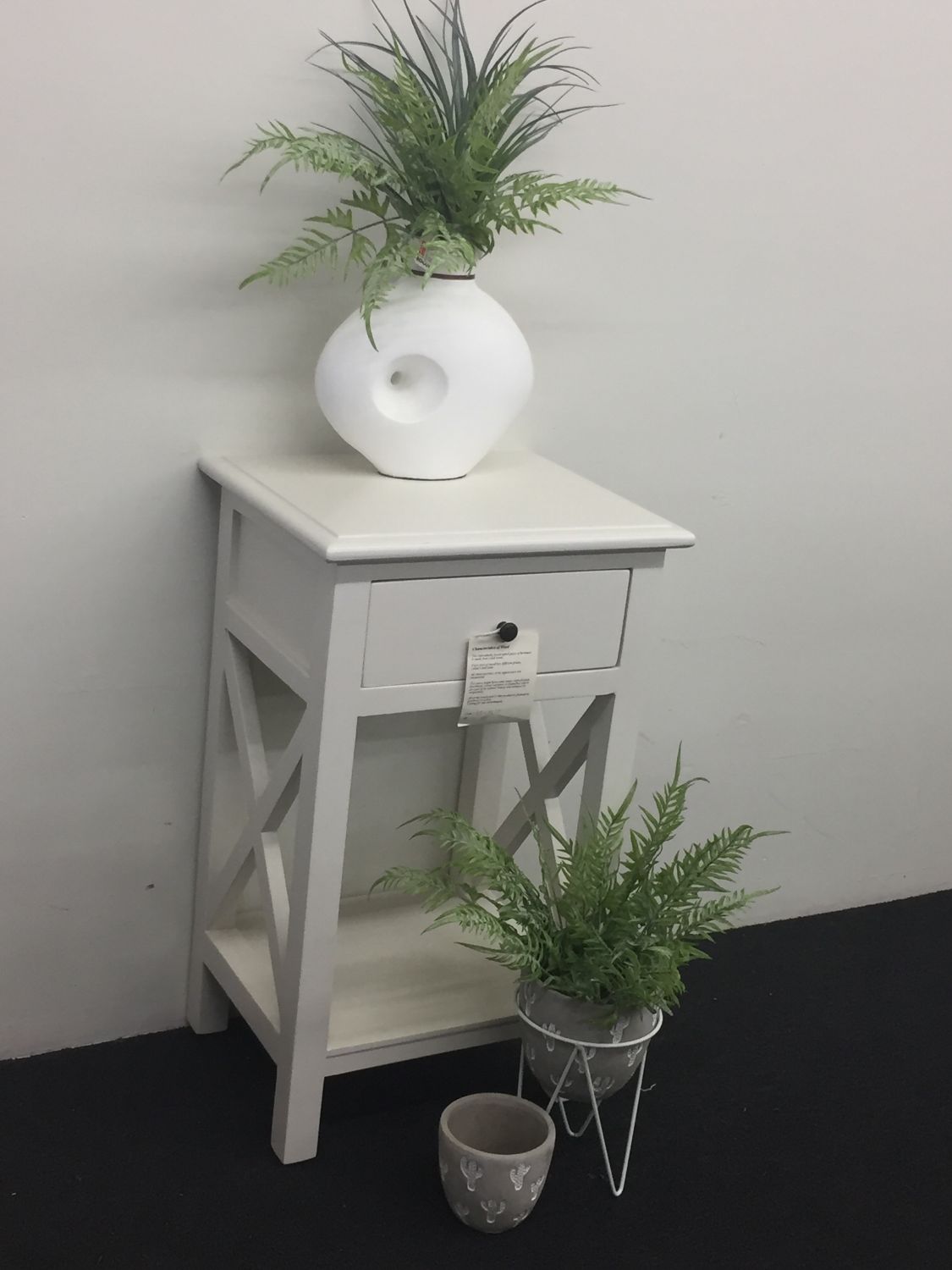 Cross Bedside Table