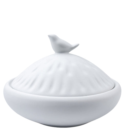 Bird Trinket Box -White