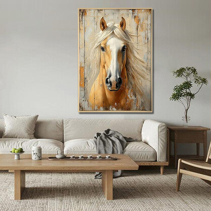 Palomino Horse Painting