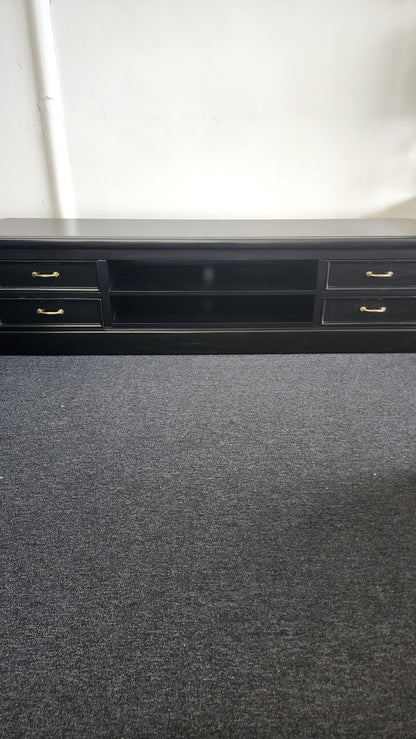 Hampton' Black 4 Drawer Tv