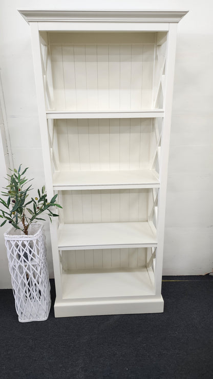 Hampton's Back Panel Double Bookcase