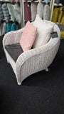 Rattan Sylvia Chair- White