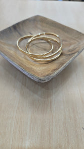 Interlinked Bangle-Gold