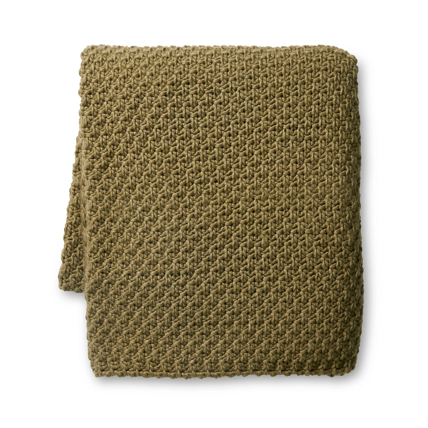Madras Jarrah Throw Rug-Olive