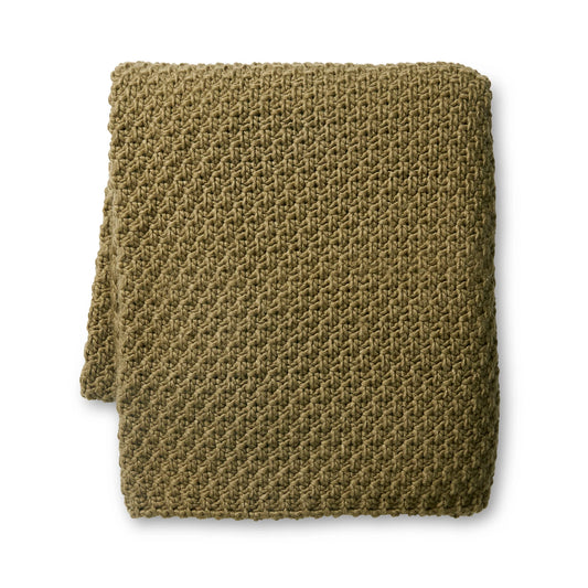 Madras Jarrah Throw Rug-Olive