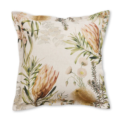 Native Garden Cushion Cover-Rust