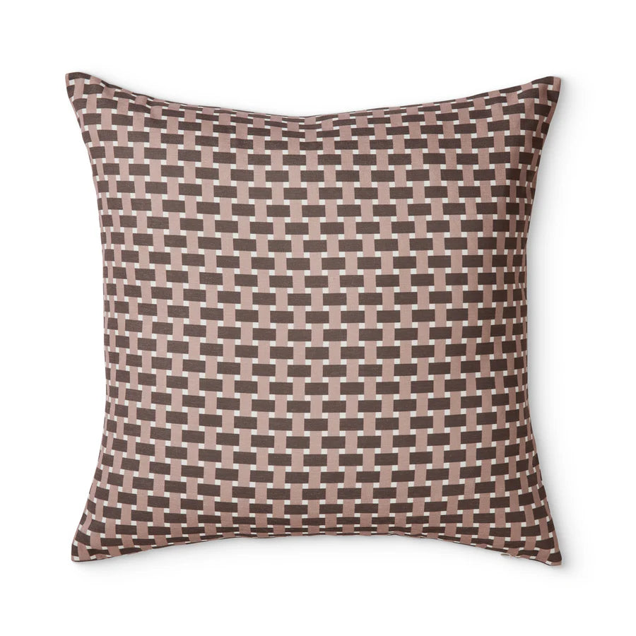 Gracie Cushion Cover-Coffee