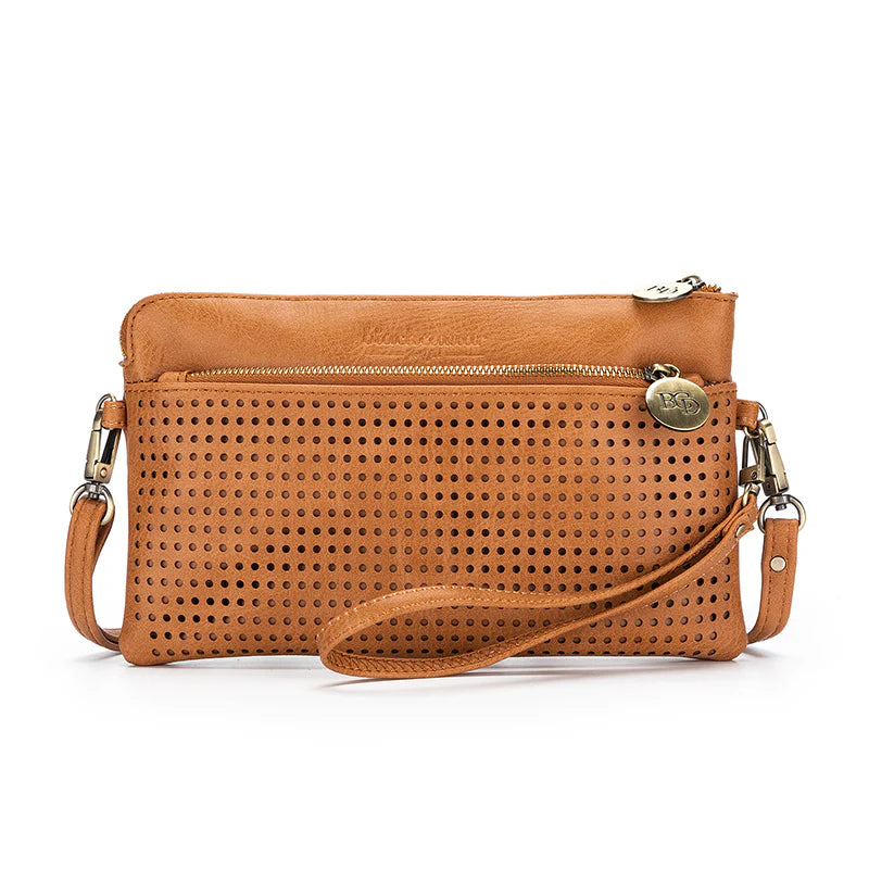 Nina Crossbody/Clutch-Tan