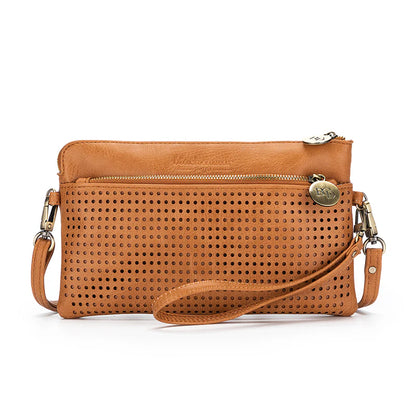 Nina Crossbody/Clutch-Tan
