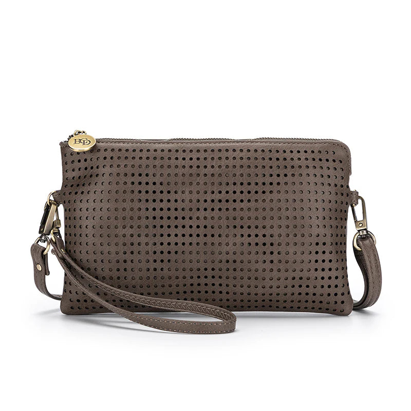 Nina Crossbody/Clutch-Dark Taupe