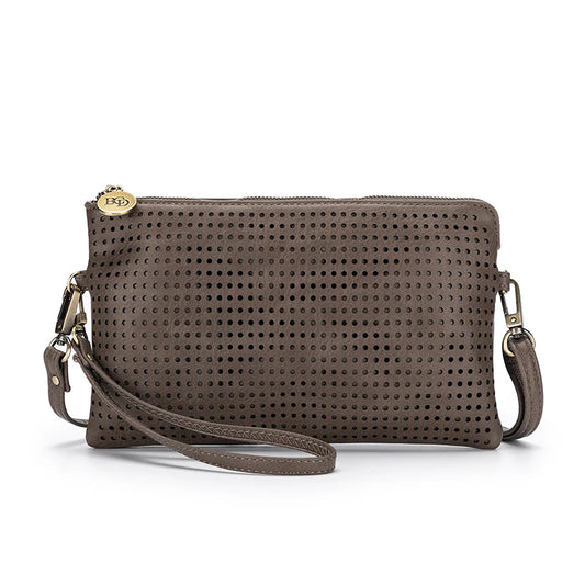 Nina Crossbody/Clutch-Dark Taupe