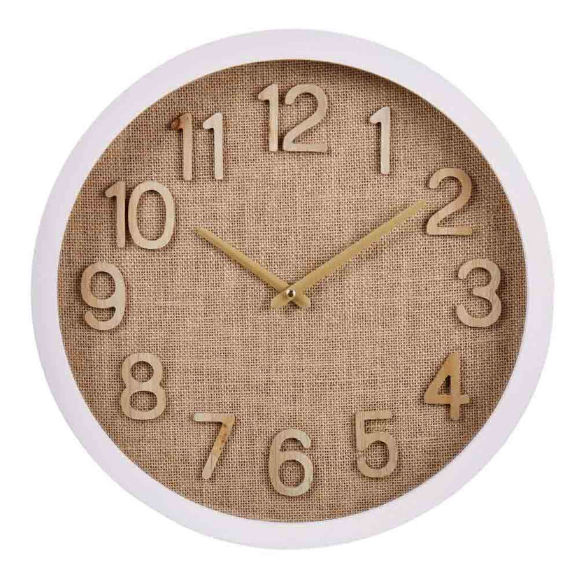 Cunene Wall Clock-White