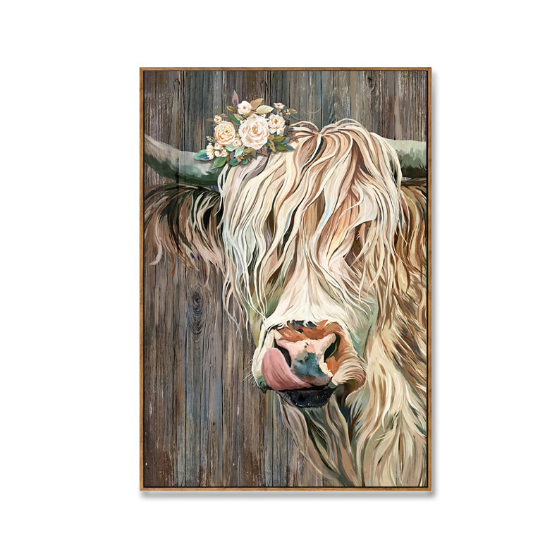 Framed Canvas-Floral Highlander