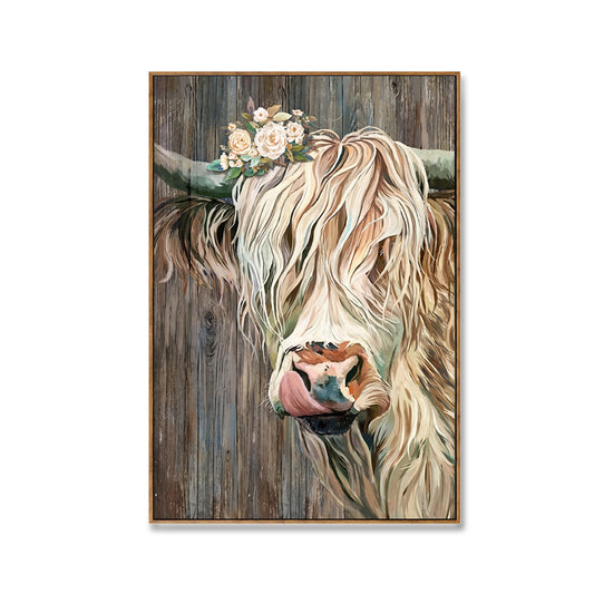 Framed Canvas-Floral Highlander
