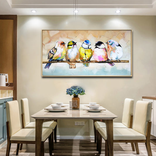 Framed Canvas-Among Friends