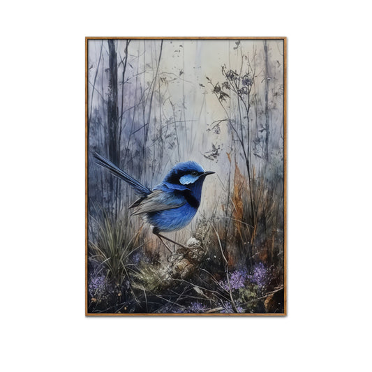 Canvas Painting- Little Fairy Wren