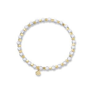 Aura of Gold Gemstone Bracelet - Crystal