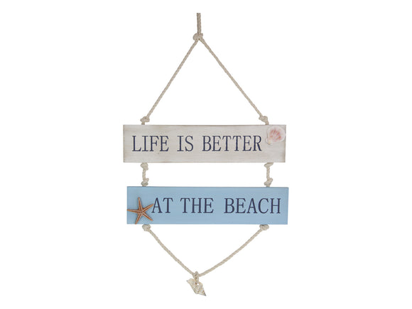 Hanging Beach Sign