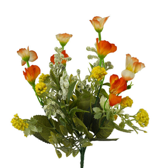 Garden Flower Bouquet - Orange