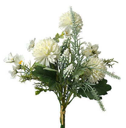 Pom Pom Bouquet-White