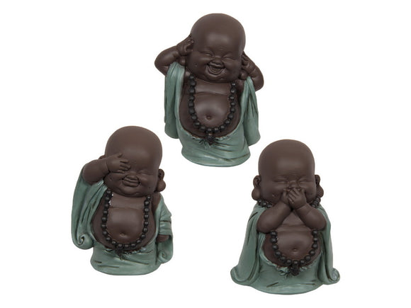 Hear See Speak Cute Budha Set