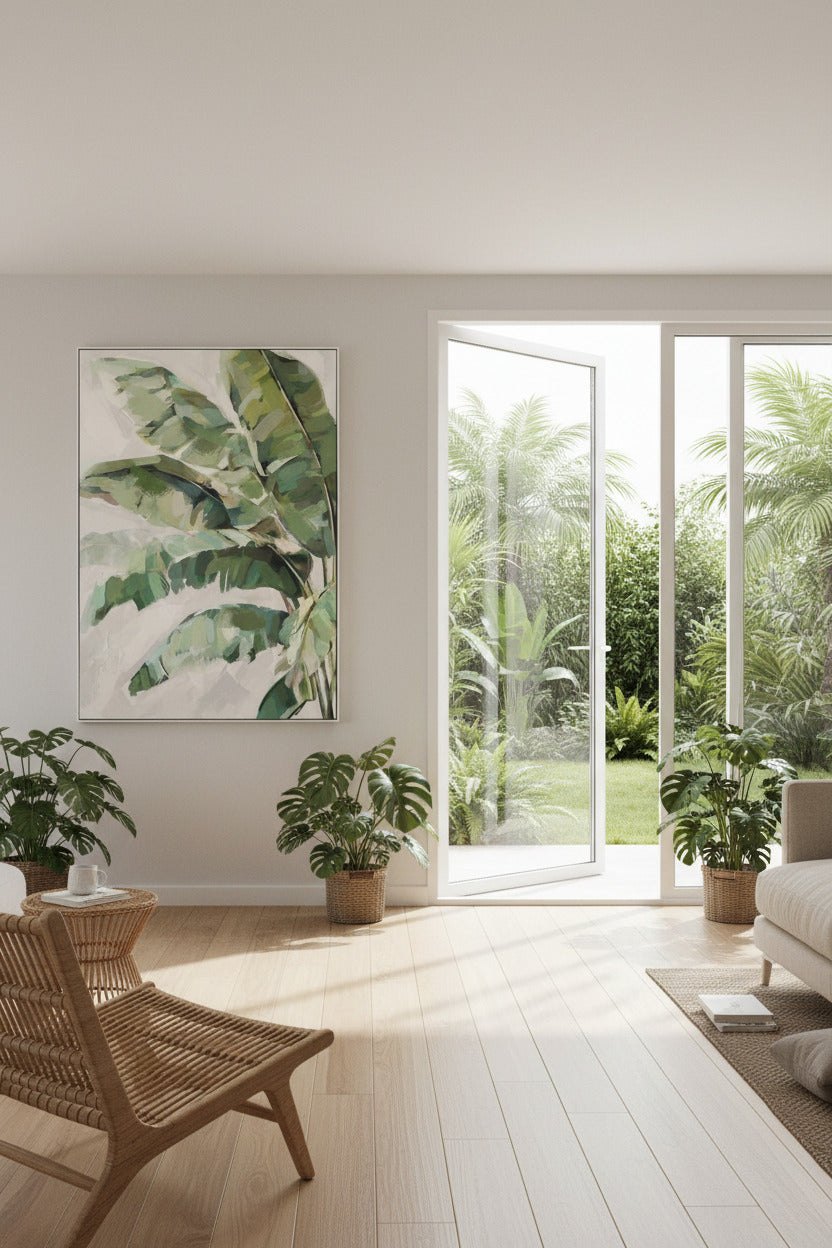 Big Energy Leaf Painting