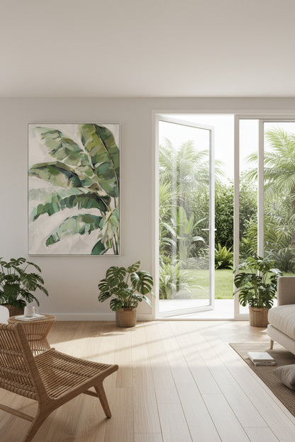 Big Energy Leaf Painting
