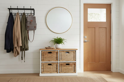 Coastal 4 Drawer Storage