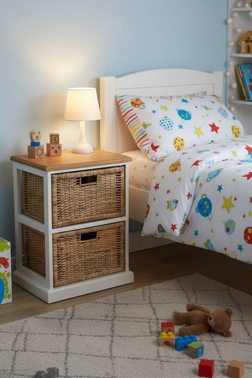 Coastal 2 Drawer Storage Unit