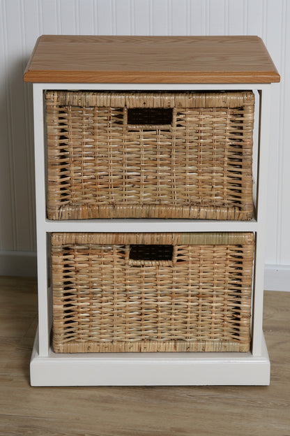 Coastal 2 Drawer Storage Unit