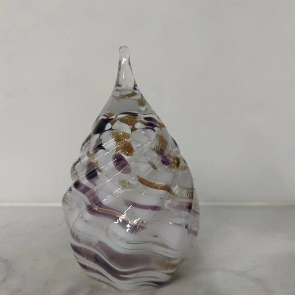 Glow Light Teardrop- Purple and White