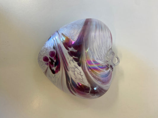 Hanging Glass Heart-009