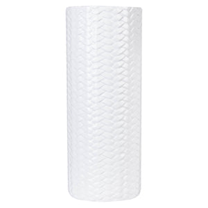 Vase Geometric Large- White