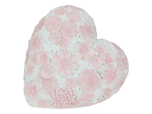 Heart With Pink Flowers