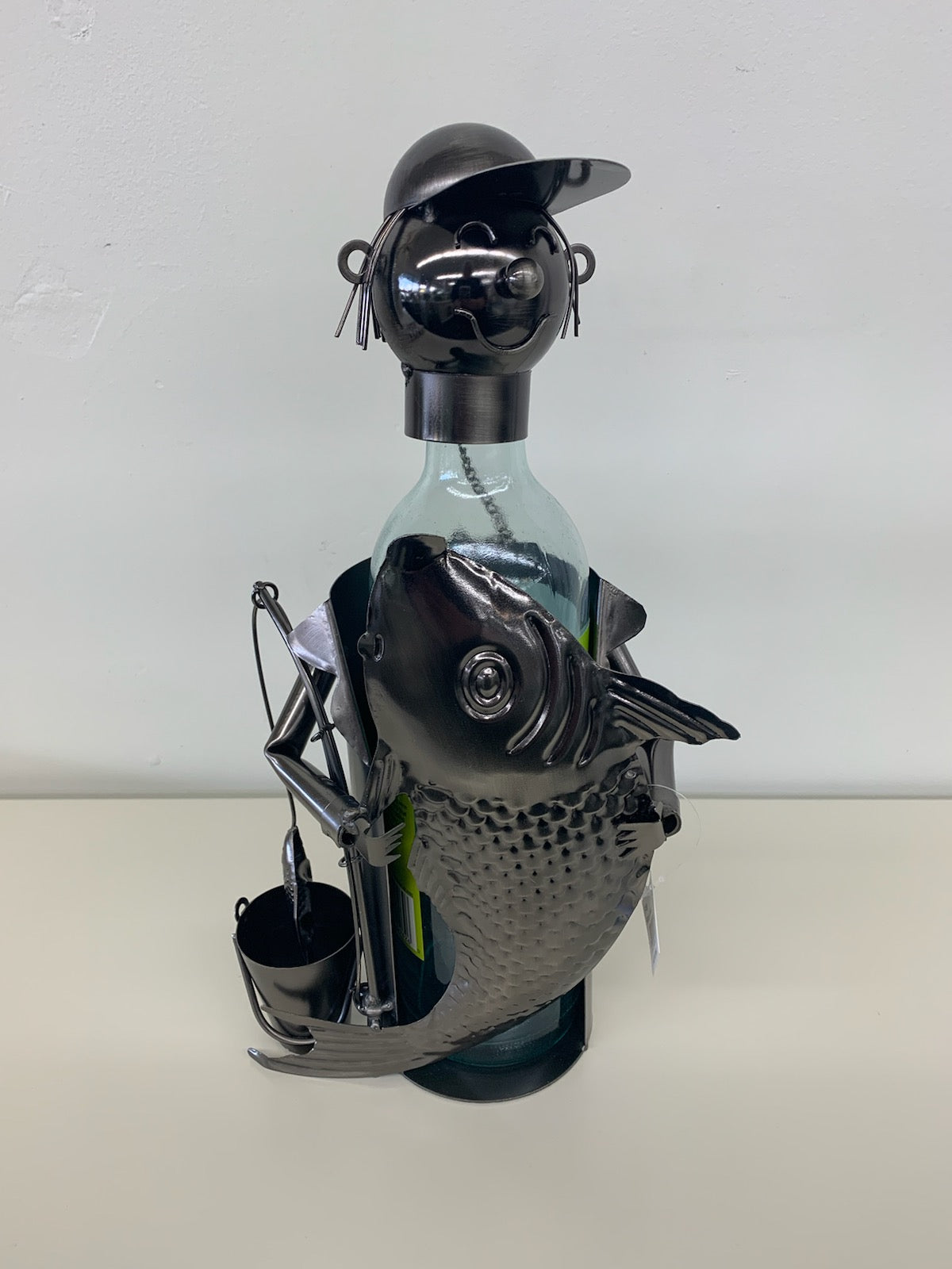 Wine Bottle Holder - Fisherman