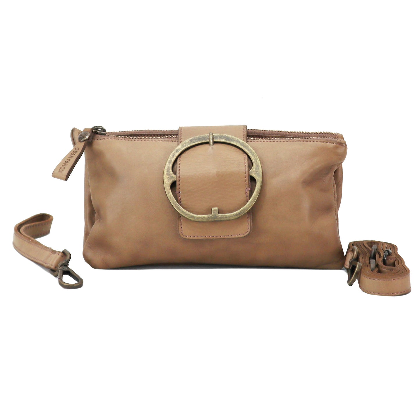 Kompanero Ivory Crossbody - Stone Grey