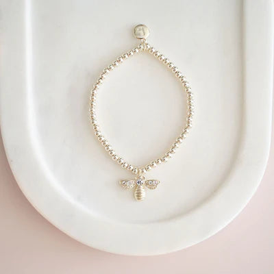 Bee Bracelet- Light Gold