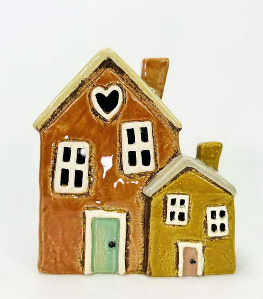 Double Cottage Tealight House