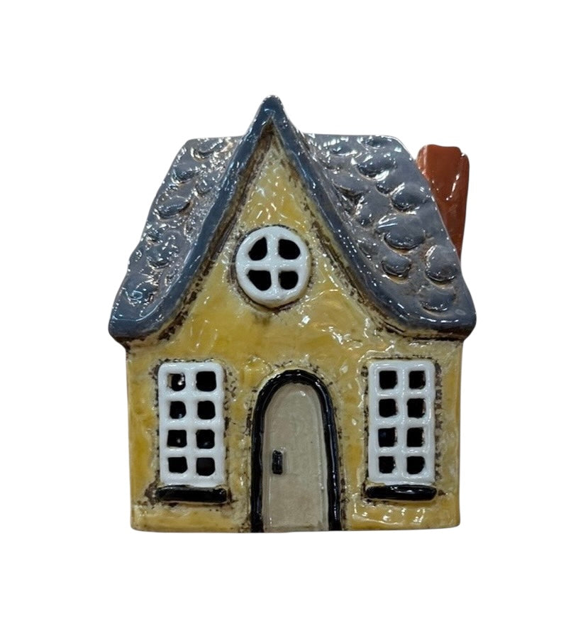 Yellow Thatch Tealight House