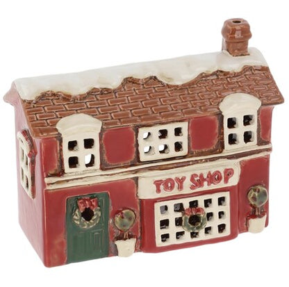 Xmas Tealight House Toy Shop