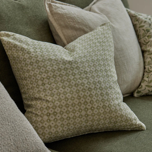 Samira Cushion Cover-Green