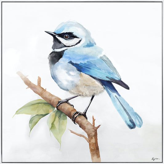 Framed Painting- Fluttering Affection Wren