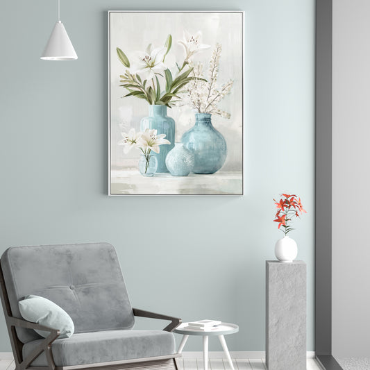 Cool Bloom Painting