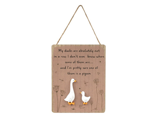 Duck Plaque