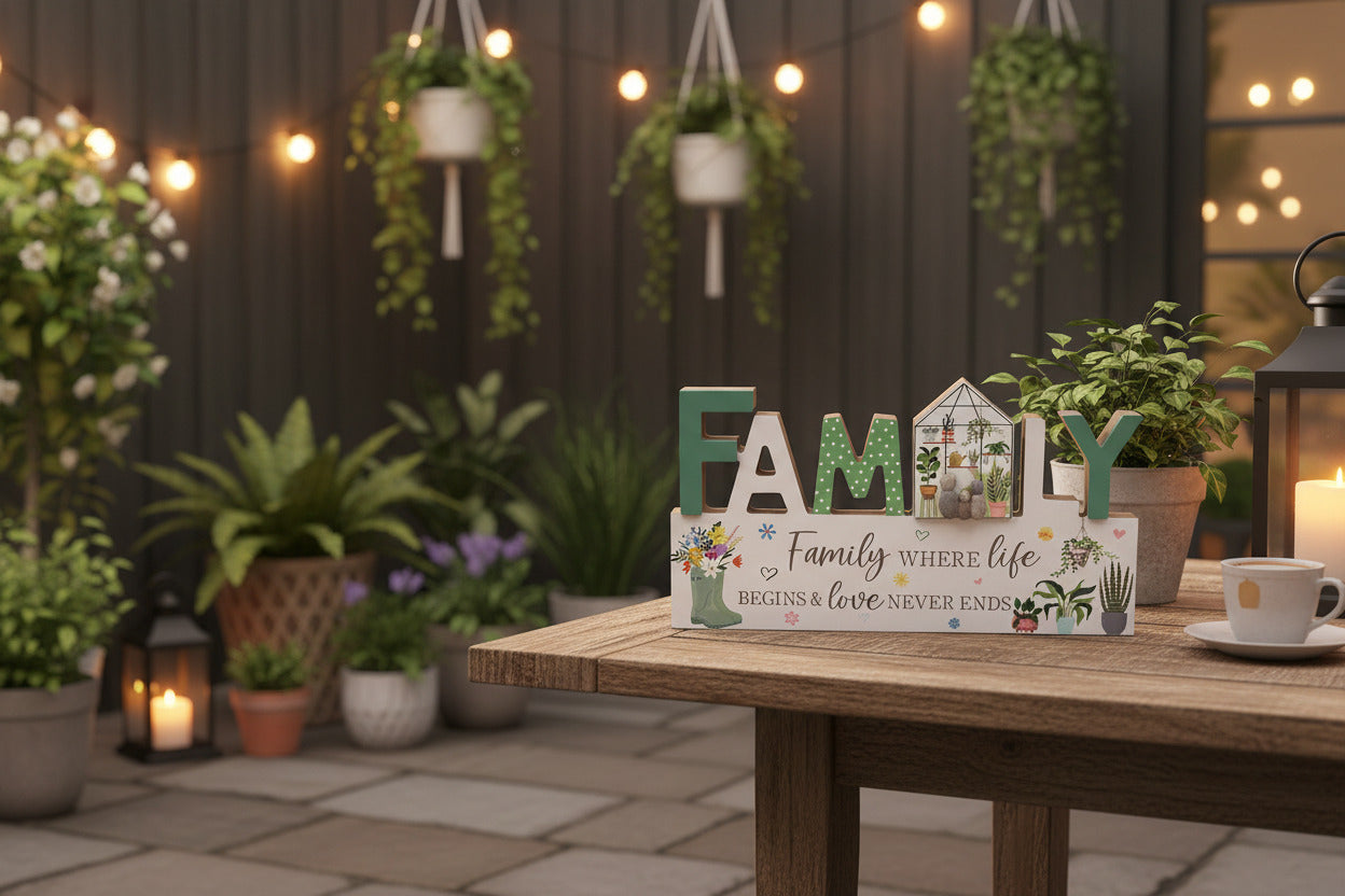 Family Garden Plaque